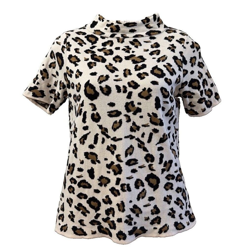 Leopard Short Sleeve Top